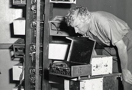 Man Looking at Device Man Looking at Device