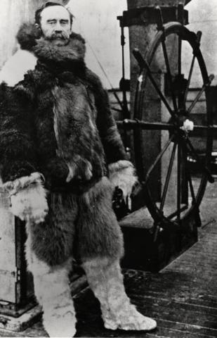 Robert Peary, as photograph on one of his expeditions to the Arctic Robert Peary, as photograph on one of his expeditions to the Arctic